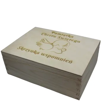 Skrzynka Wspomnień na Chrzest Prezent